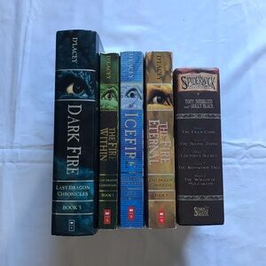 Youth / Teen novels book lot ~ Spiderwick chronicles, last dragon chronicles
